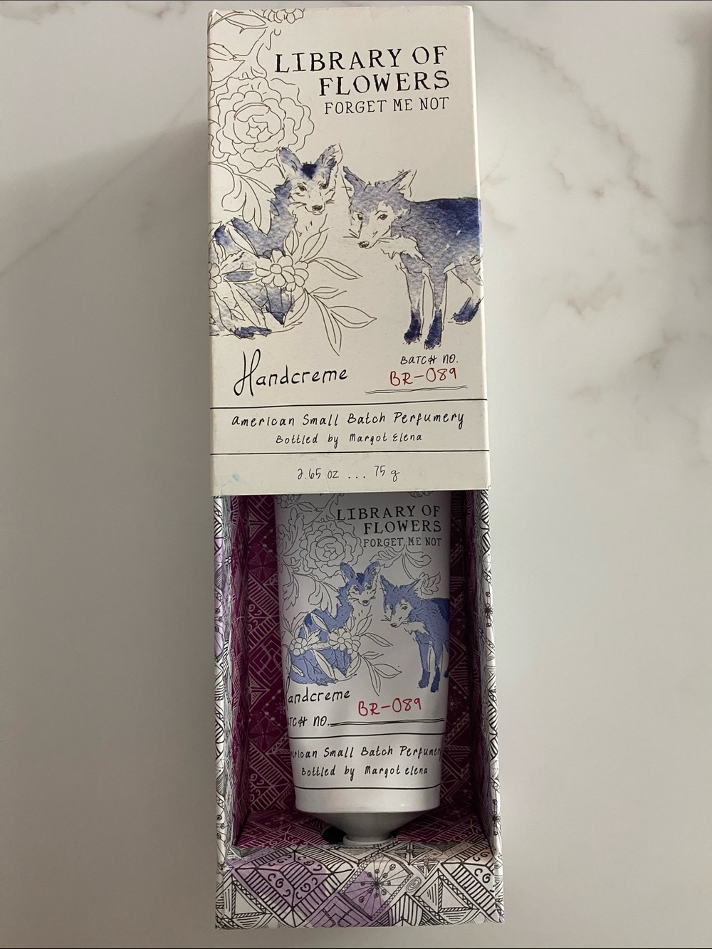 Library of Flowers Perfumery Forget Me Not Hand Cream